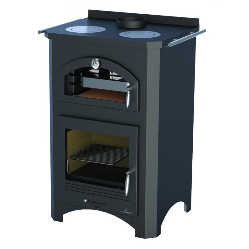 Cuisinière à bois avec four - BRONPI Monza 14 kW – Image 2