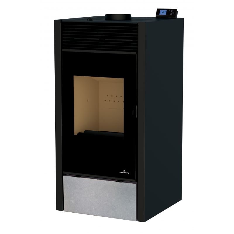 Poêle mixte hybride ventilé bois granules - BRONPI Hybrid 10 kW – Image 6