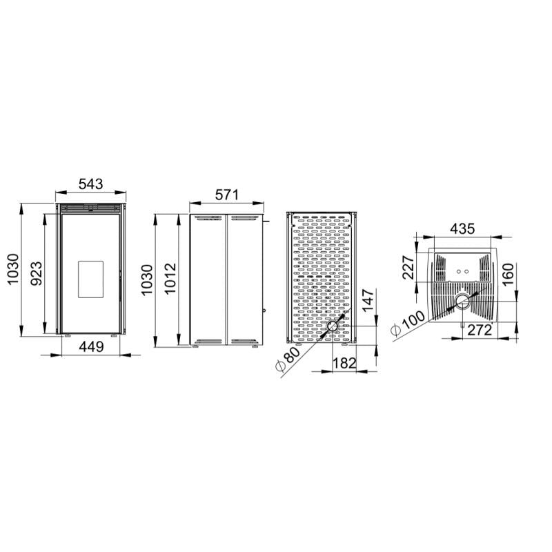 Poêle à granules sans électricité 10 kW - BRONPI Free 11 – Image 8