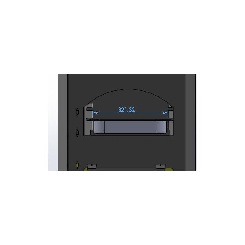 Cuisinière à bois avec four - BRONPI Monza 14 kW – Image 11