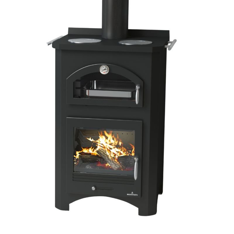Cuisinière à bois avec four - BRONPI Monza 14 kW – Image 9