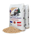 BoisPasCher — Pellets Le Petit Scieur Français 65 Sacs Artisanal
