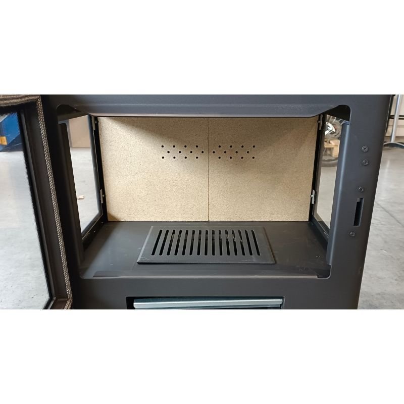Poêle à bois 3 vitres raccordable - BRONPI Loreto 10 kW – Image 4