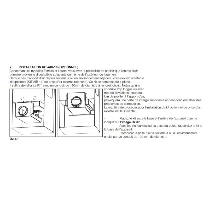 Poêle à bois 3 vitres raccordable - BRONPI Loreto 10 kW – Image 3