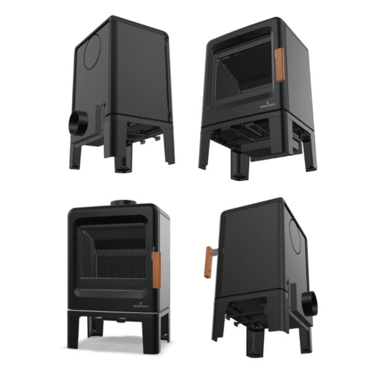 Poêle à bois BRONPI Lira étanche en fonte - 5 kW – Image 5