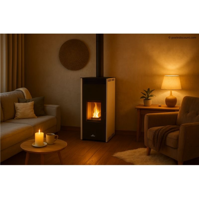 Poêle à granules sans électricité 10 kW - BRONPI Free 11 – Image 1