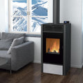 Poêle mixte hybride ventilé bois granules - BRONPI Hybrid 10 kW – Image 1